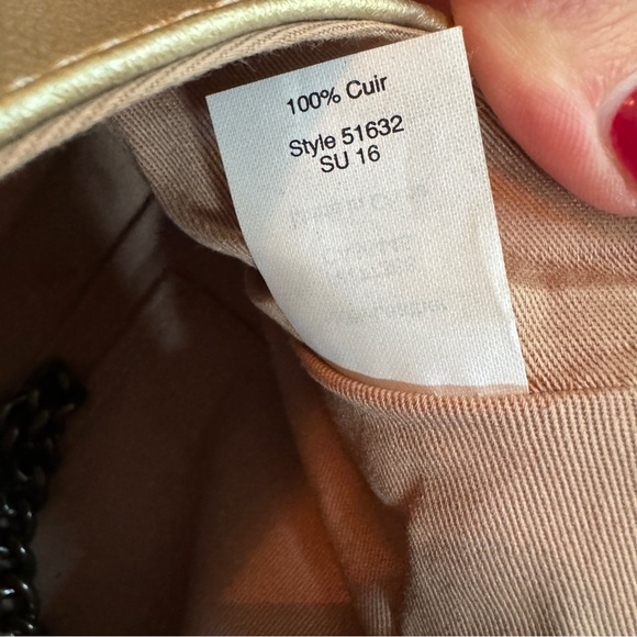 J. CREW Leather Envelope Convertible Clutch Purse with Chain Strap - Picture 4 of 10